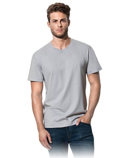 T-shirt Koszulka Męska Popielaty150g roz.XXL