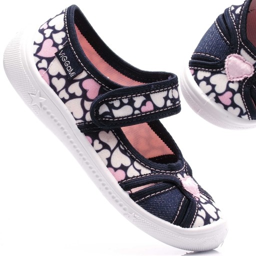 ТАПОЧКИ VIGGAMI ОБУВЬ ДЛЯ ДЕВОЧЕК IGA HEARTS 27