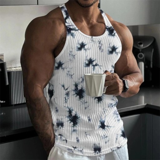 Camouflage Muscle Vest Men Mesh Gym Clothing Bodyb