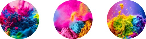 Красочная пудра Holi Splash для Фестиваля красок 100 шт.