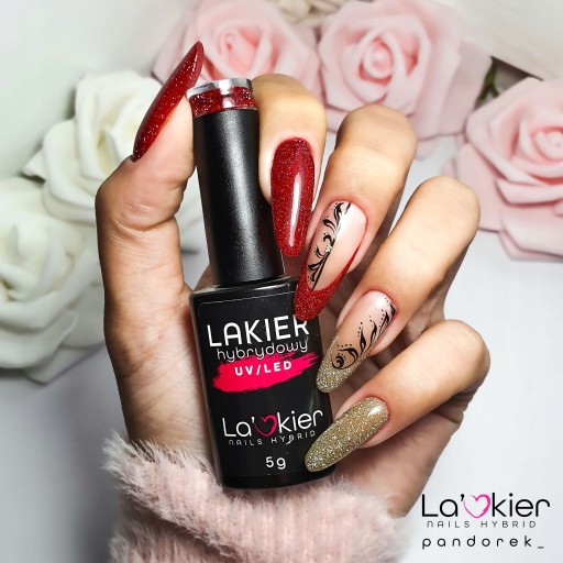 6+4 бесплатно Гибридный лак для ногтей Lakier FLASH