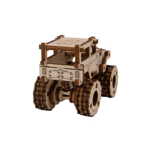 Деревянный город Monster Truck 5 Puzzle 3D модель