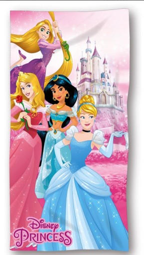 Ręcznik kąpielowy Disney Księżniczki: 140cm x 70cm