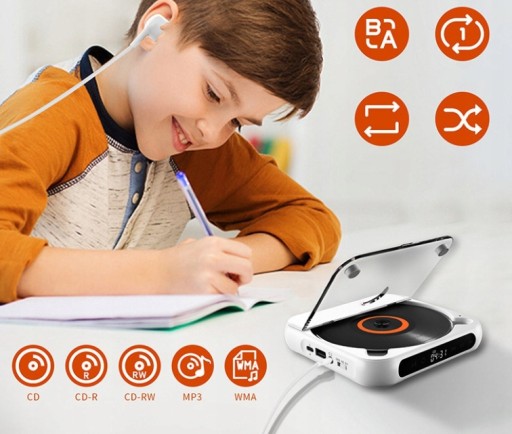ПОРТАТИВНЫЙ MP3 CD-ПЛЕЕР Bluetooth USB