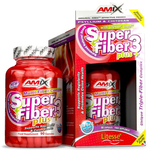 НАТУРАЛЬНАЯ КОЛОКНА детоксикация + похудение Amix Super Fiber 3 вида клетчатки