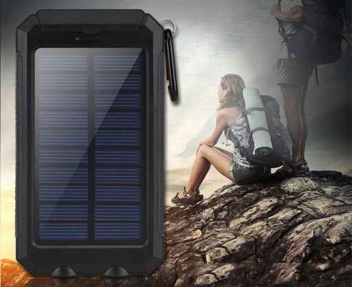 POWERBANK 20000 мАч СОЛНЕЧНЫЙ УНИВЕРСАЛЬНЫЙ ФОНАРЬ