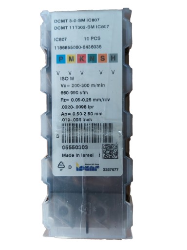Плата DCMT 11T302 SM IC807 ISCAR