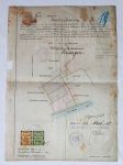 КАДАСТРОВЫЙ ЧЕРТЕЖ ПЛАНА ГЛАЦ КЛОДЗКО 1910 ГОДА КАЗНИЧНЫЕ МАРКИ ПЕЧАТИ