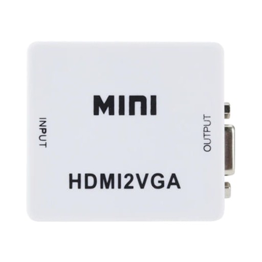 Конвертер HDMI в VGA+JACK, адаптер изображения и звука, видеоадаптер