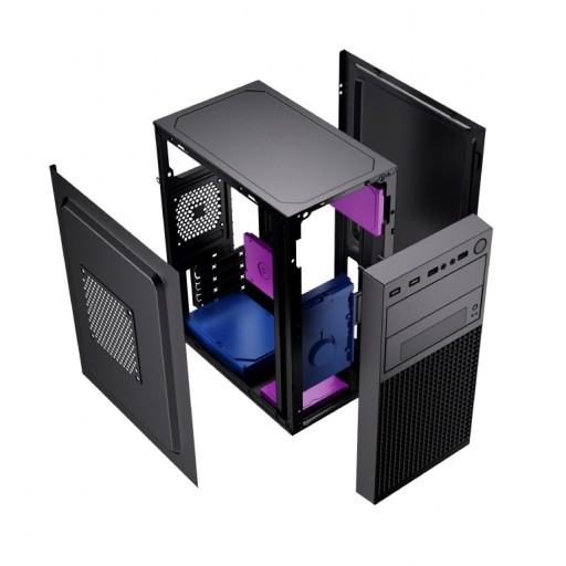 КОРПУС MINI ATX K300 ЧЕРНЫЙ 2xUSB 3.0 2x USB 2.0