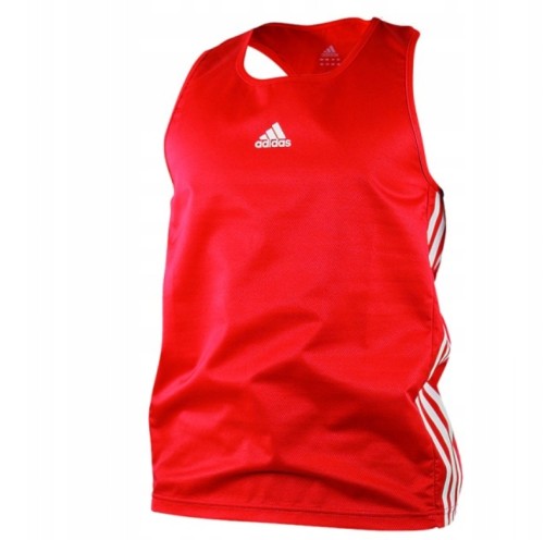 Koszulka bokserska Adidas BOXING TOP czerwona XL