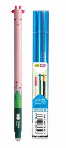Набор Happy Color из 3 стержней для ручек диаметром 0,5 мм.