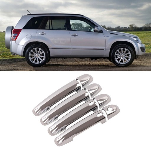 Хромированные накладки на ручки дверей Suzuki SX 4 2006 - 2013 гг.