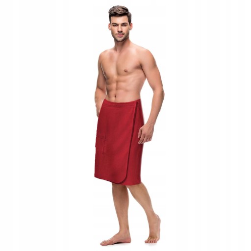 КИЛТ МУЖСКОЕ ПОЛОТЕНЦЕ ДЛЯ САУНЫ ДЛЯ САУНЫ S/M ХЛОПКОВАЯ МАХРОВАЯ SPA RED POOL
