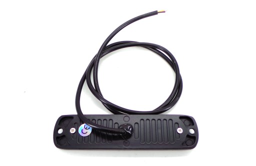 Lampa obrysowa strobo 6 LED 12V-24V, zielona mocna