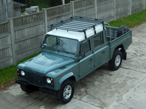 Land Rover Defender 130 Багажник на крышу с сеткой, площадкой для палатки и корзиной