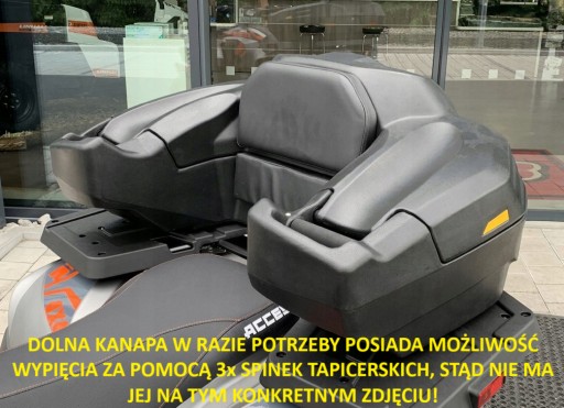 ЗАДНИЙ ЯЩИК 75Л + СИДЕНЬЕ/СПИНКА Quad ATV Polaris SYM SMC JUMBO Eagle