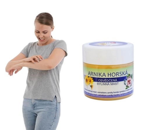 Мазь от прыщей Шрамов Синяков Ожогов кожи Arnica Górska 2 шт 150 мл