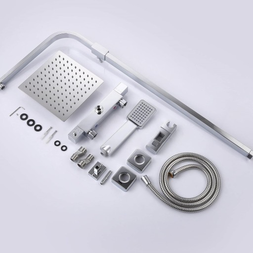 Aica Sanitary SILVER термостатическая душевая колонна 80см