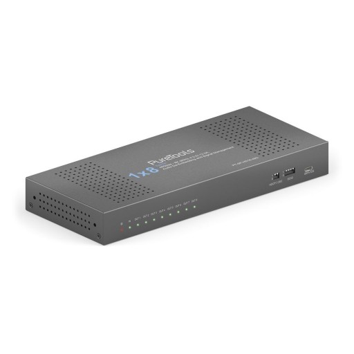 Разветвитель PureTools PT-SP-HD18-48G 1x8 HDMI 2.1 EDID 8K/HDR 48 Гбит/с