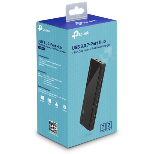 ХАБ 7 портов USB3.0 TP-Link UH720 АКТИВНЫЙ ИСТОЧНИК ПИТАНИЯ