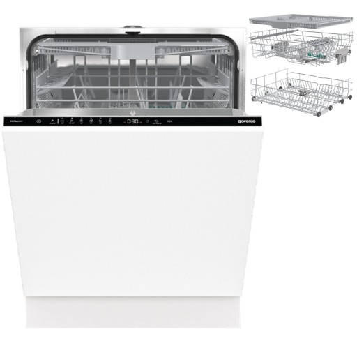 Встраиваемая посудомоечная машина Gorenje GV16D 16 комплектов Программа 15 мин Третья корзина Розетка