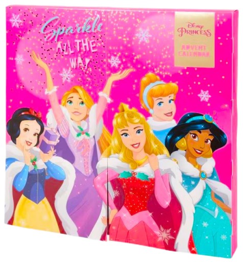 АДВЕНТ-КАЛЕНДАРЬ С КОСМЕТИКОЙ ДЛЯ ДЕТЕЙ DISNEY PRINCESS PRINCESS