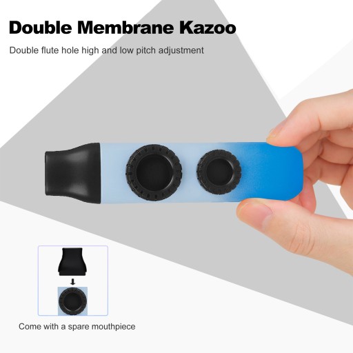 Флейта Kazu с двойным отверстием для флейты Kazoo Dual Flute