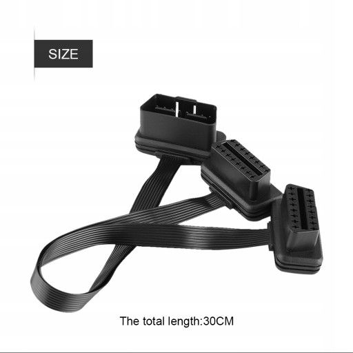 Удлинитель OBD2 16pin 30см