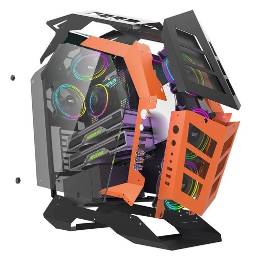 Корпус для компьютера DarkFlash K1, корпус Midi Tower Atx, окно, закаленное стекло
