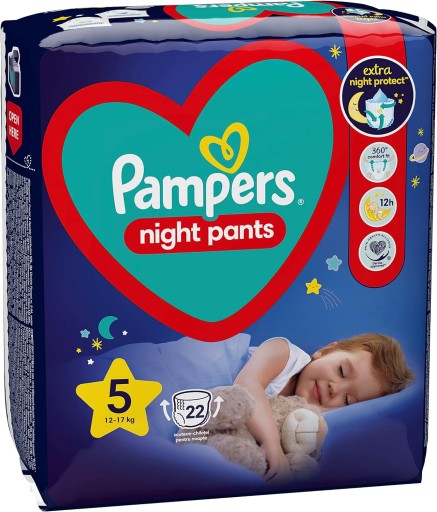 Подгузники Pampers Night Размер 5 22 шт.