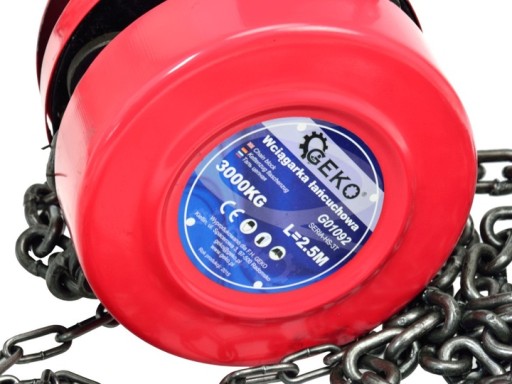 ЛЕБЕДКА ЦЕПНАЯ 3000кг 3Т 2,5м