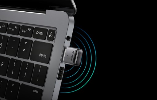 АДАПТЕР UGREEN ПРИЕМНИК БЕСПРОВОДНОЙ ПЕРЕДАТЧИК USB-A BLUETOOTH 5.0 ДО 20М