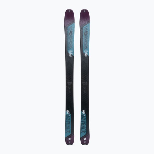 Женские лыжные туристические лыжи K2 Wayback 96 W, синие и фиолетовые, 163 см