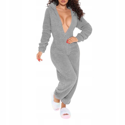 ONESIE PIŻAMA POLAROWY KOMBINEZON Z KLAPKĄ DŁUGA