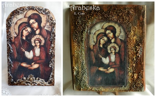Papier ryżowy Arabeska A3 - Święta Rodzina