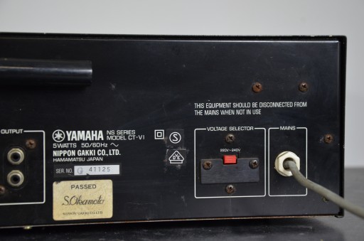 YAMAHA CT-VI СТЕРЕО ВИНТАЖНЫЙ ТЮНЕР ЯПОНСКИЙ ШАНС