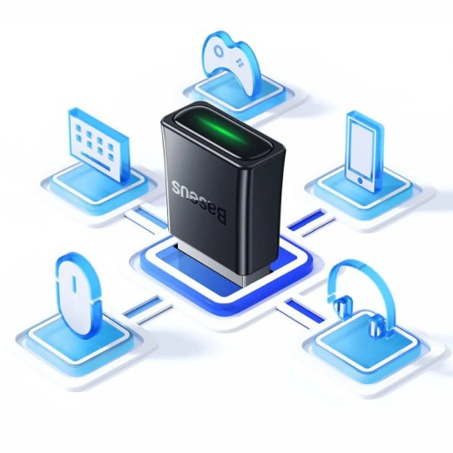 Мини-адаптер Baseus USB-приемник Bluetooth BA07 черный беспроводной модуль