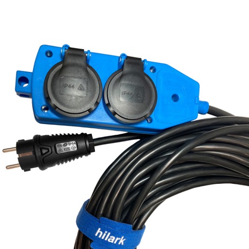 PRZEDŁUŻACZ Z ROZGAŁĘŹNIKIEM 4x230V H05VV-F 3x2,5 OWY 40m