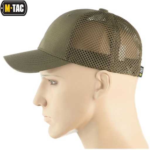 CZAPKA Z DASZKKIEM SIATKA FLEX RS M-TAC OLIVE S/M