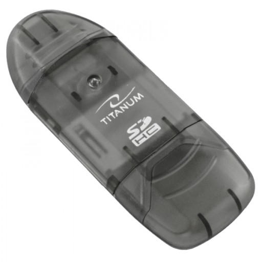 Кардридер Titanum Ta101K Sdhc, черный