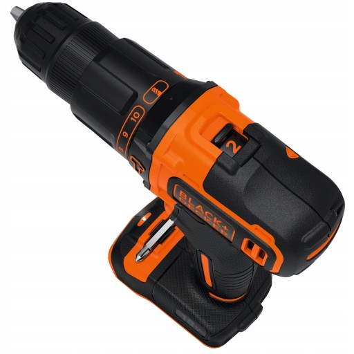 Отвертка ударная 18В 40Нм в кейсе Black+Decker BDCHD18NT