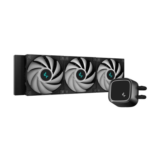 Универсальная жидкостная система охлаждения процессора DeepCool LE720, 12 см, черная 1 шт.
