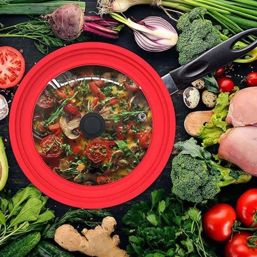 Универсальная крышка с отверстием для пары Cucinella 24/26/28 см.