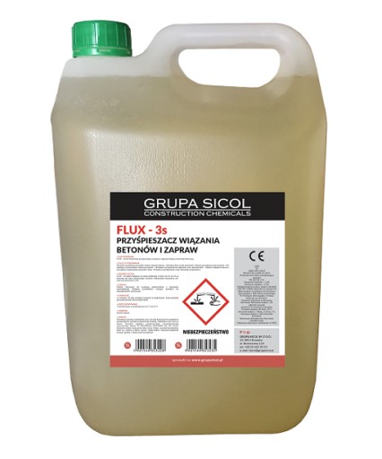 Ускоритель раствора FLUX 3S 5л пластификатор