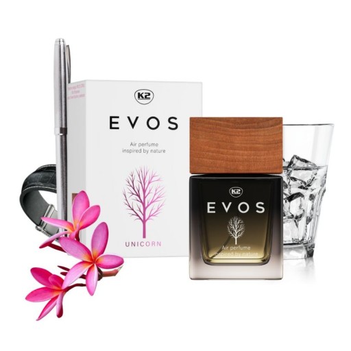 K2 EVOS UNICORN PERFUMY 50ML DO SAMOCHODU AUTA