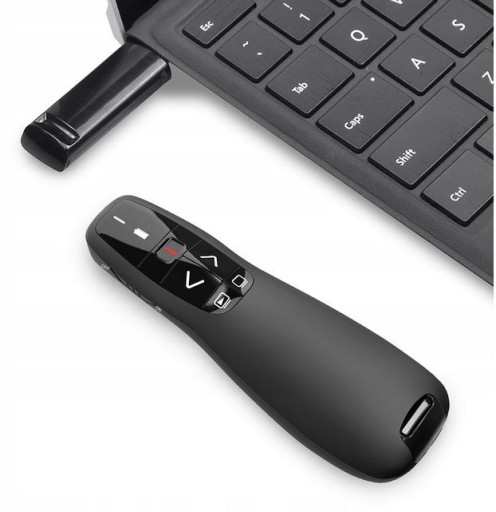 Профессиональная лазерная указка, мощный лазерный USB-пульт дистанционного управления + батарейки