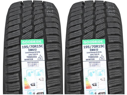 2x 195/70R15C ЗИМНИЕ ШИНЫ НОВЫЙ АВТОБУС C ФУРГОН