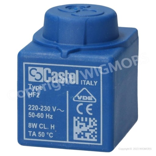 Катушка Castel HF2 220В/50Гц/8Вт HF2/9300/RA6