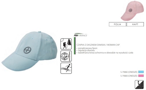 Женская розовая бейсболка Onesize STALCO